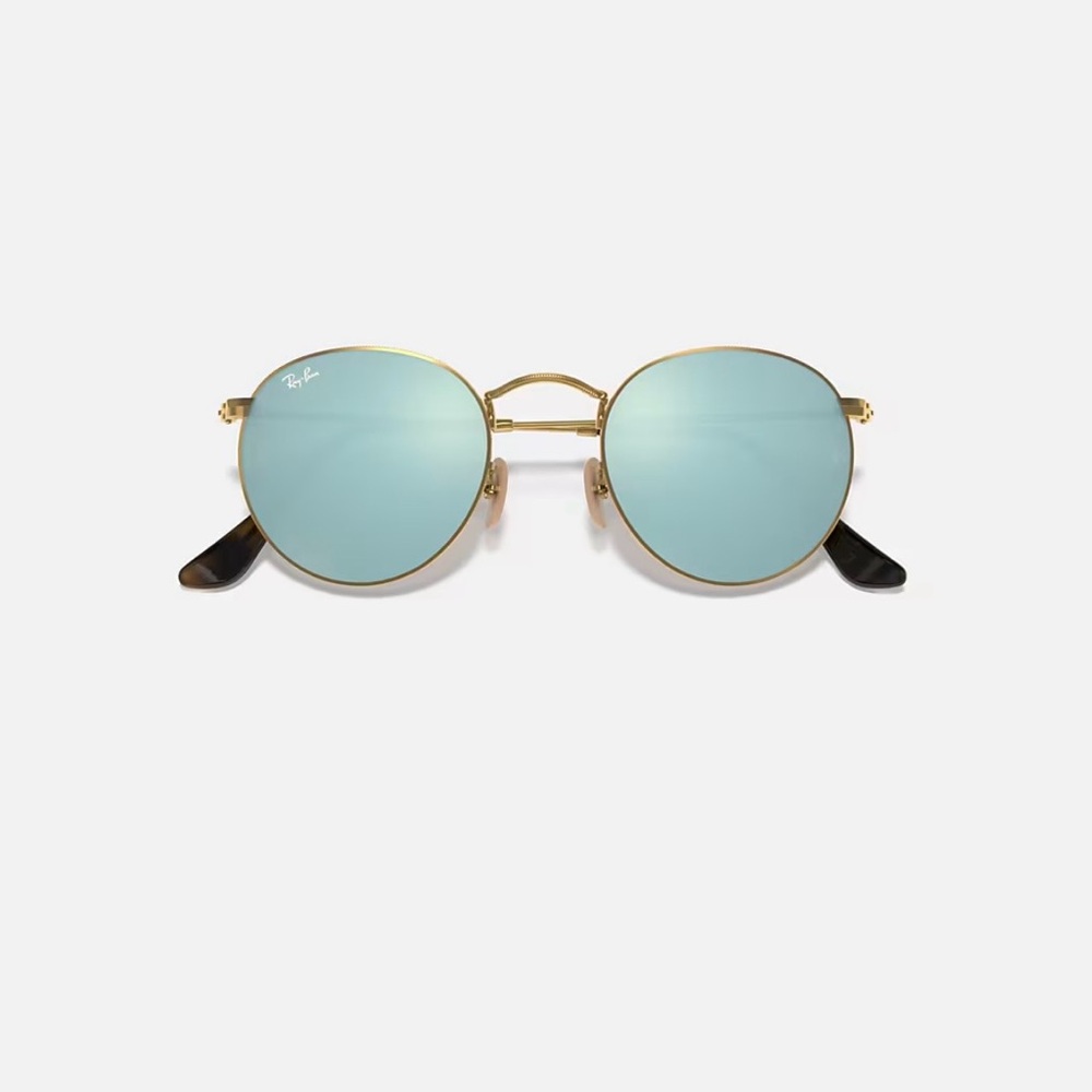 Ray-Ban Gold Frame Sunglasses with Black Case - Picture 4 of 13